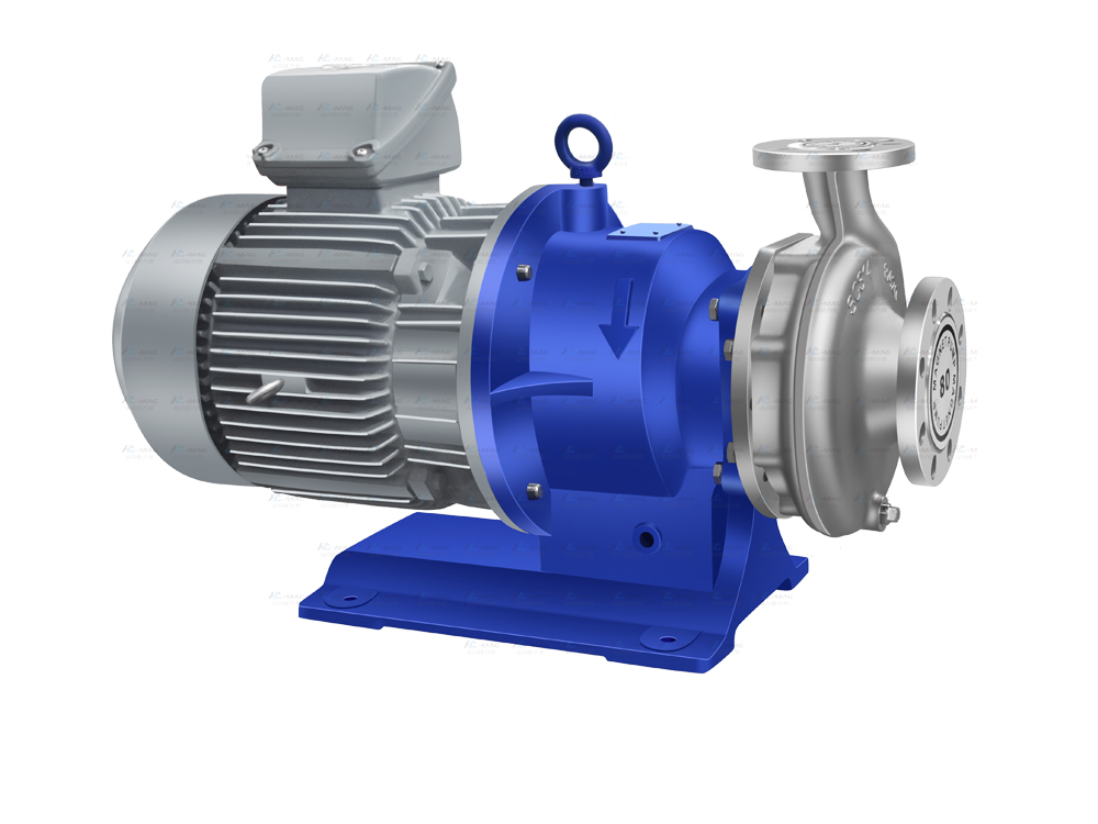 High flow stainless steel magnetic pump